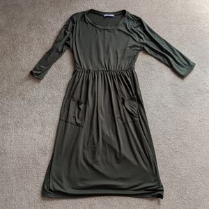 NeeSee Olive Dress